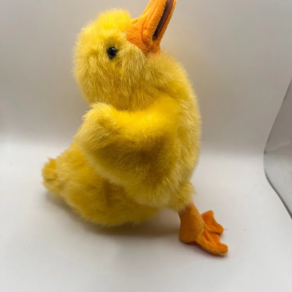 NEW! Folkmanis Duckling Puppet Yellow Plush Bird Hand Puppet 21FM031 VN
